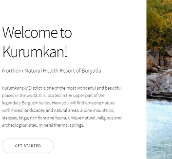 Скриншот сайта Travel.Kurumkan.info