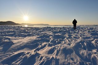 Прогулка по зимнему Байкалу